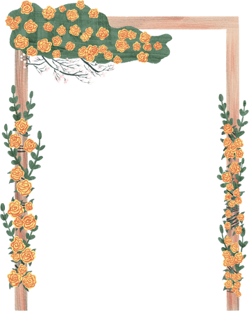 Textured Wedding Arch Altar Floral